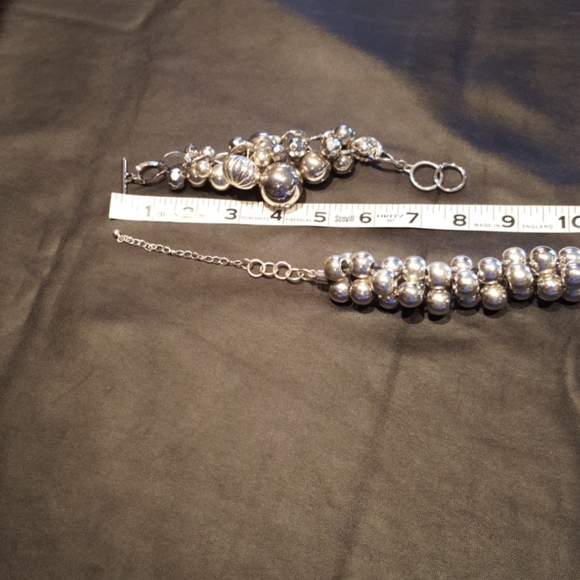 Silver Mirrored Three Piece Set - Picture 5 of 6